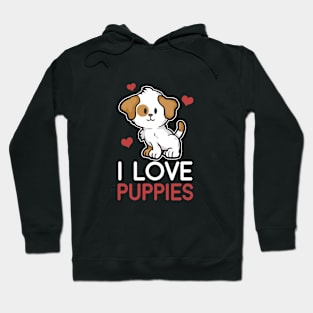 I love puppies Hoodie